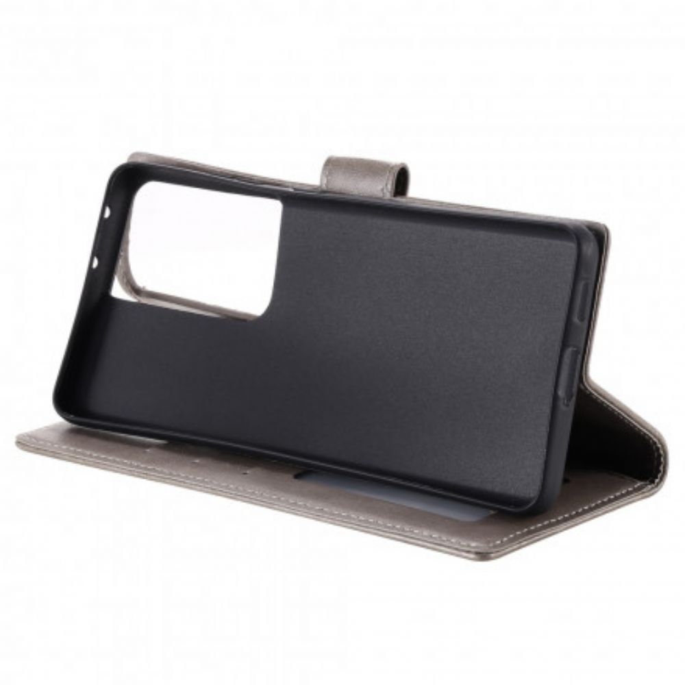 Folio-hoesje voor Samsung Galaxy S21 Ultra 5G Zonnemandala
