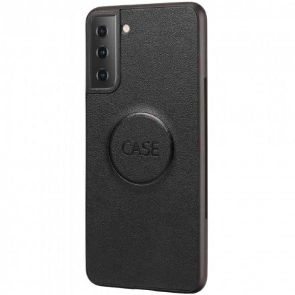 Hoesje Flip Case voor Samsung Galaxy S21 Ultra 5G Afneembare Zilveren Sluiting