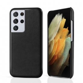 Hoesje voor Samsung Galaxy S21 Ultra 5G Ksq Leereffect