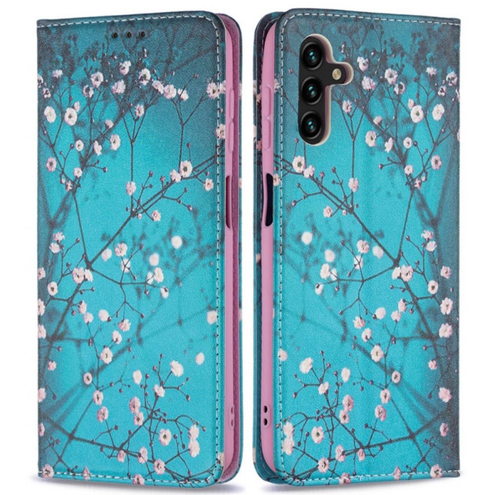 Bescherming Hoesje voor Samsung Galaxy A13 5G Folio-hoesje Bloeiende Takken