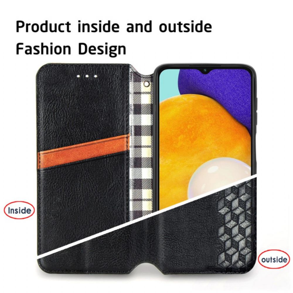 Bescherming Hoesje voor Samsung Galaxy A13 5G Folio-hoesje Diamant Textuur Leereffect