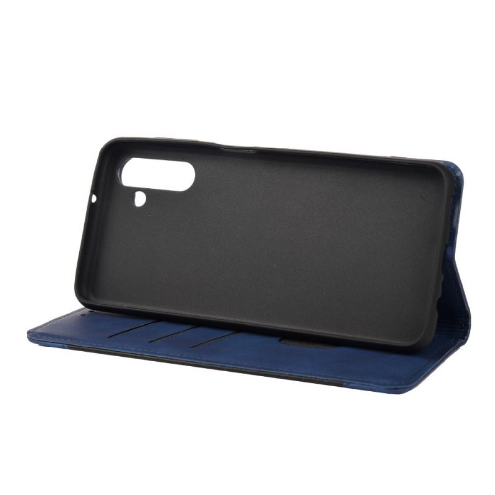 Bescherming Hoesje voor Samsung Galaxy A13 5G Folio-hoesje Tweekleurig Zakelijk Leereffect