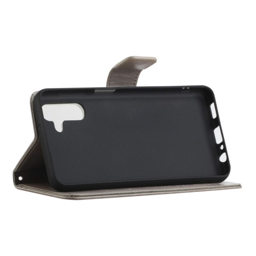 Flip Case voor Samsung Galaxy A13 5G Slapende Uil