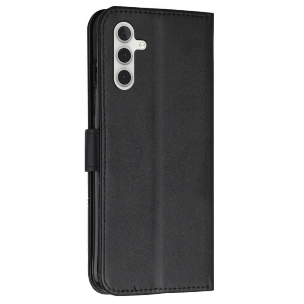 Folio-hoesje voor Samsung Galaxy A13 5G Met Ketting Geo Kunstleren Band