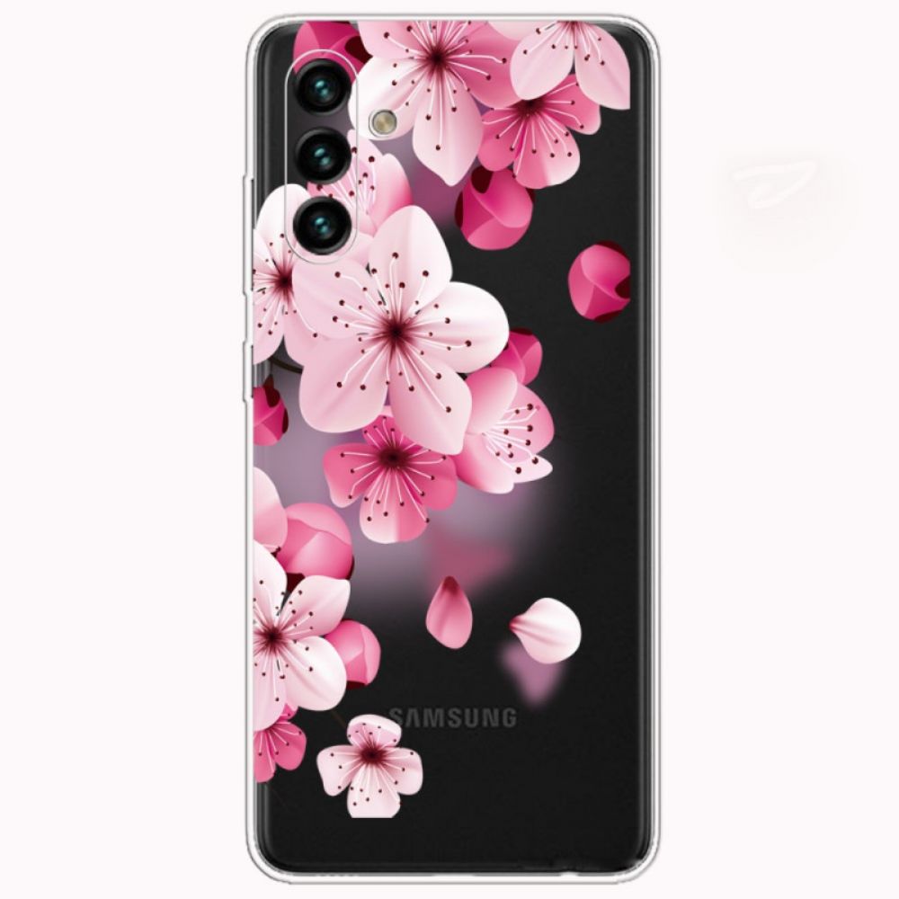 Hoesje voor Samsung Galaxy A13 5G Kleine Roze Bloemen
