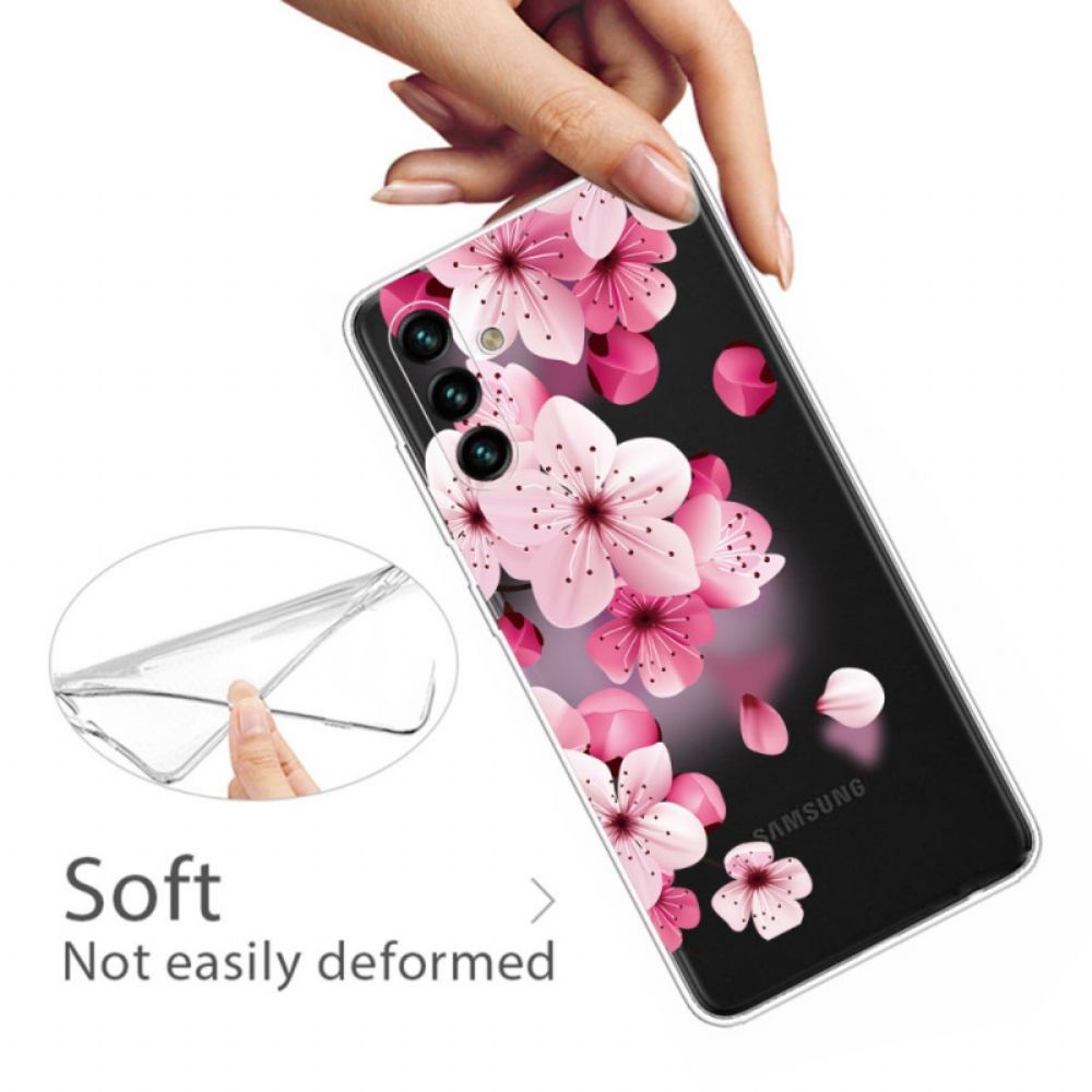 Hoesje voor Samsung Galaxy A13 5G Kleine Roze Bloemen