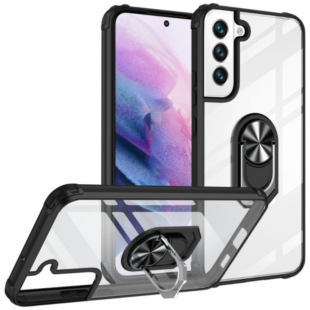 Hoesje voor Samsung Galaxy A13 5G Transparant Met Ring-support