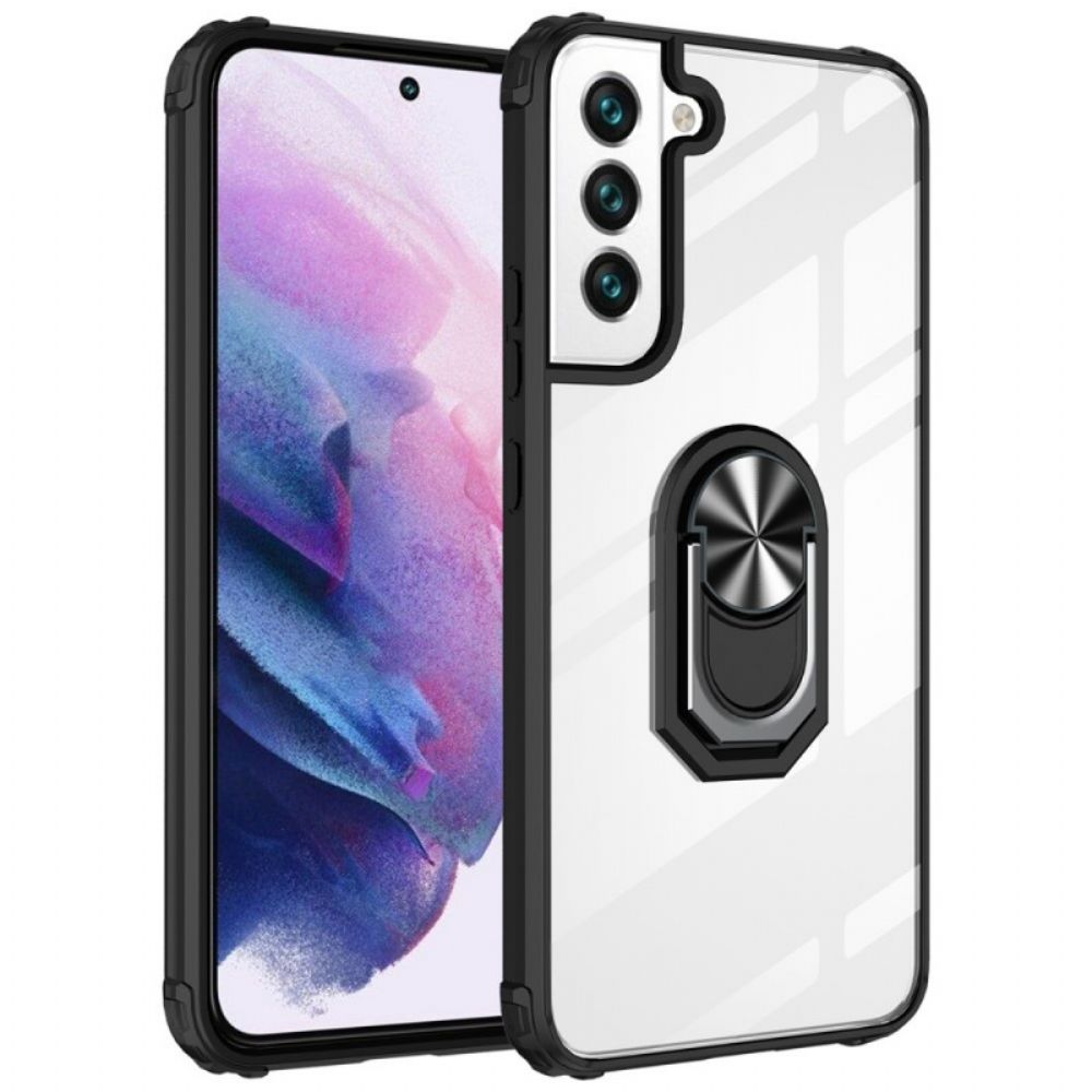 Hoesje voor Samsung Galaxy A13 5G Transparant Met Ring-support