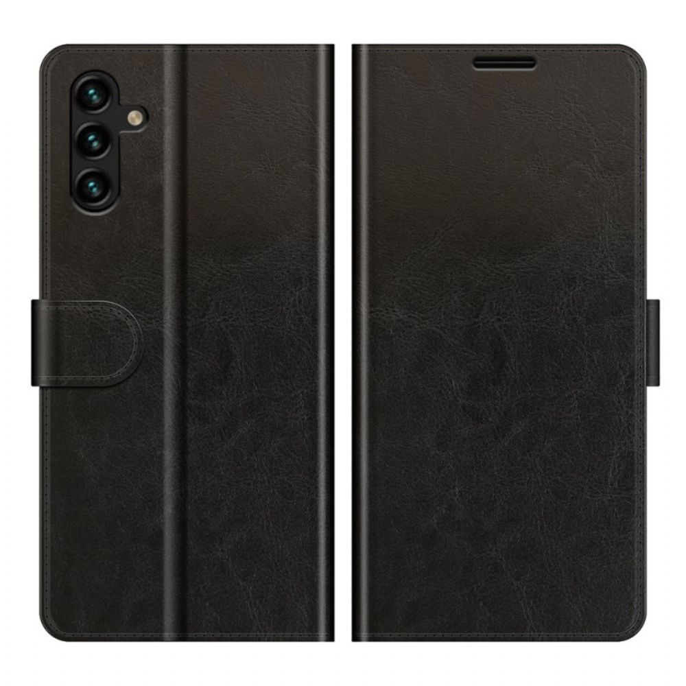 Leren Hoesje voor Samsung Galaxy A13 5G Klassiek Leereffect