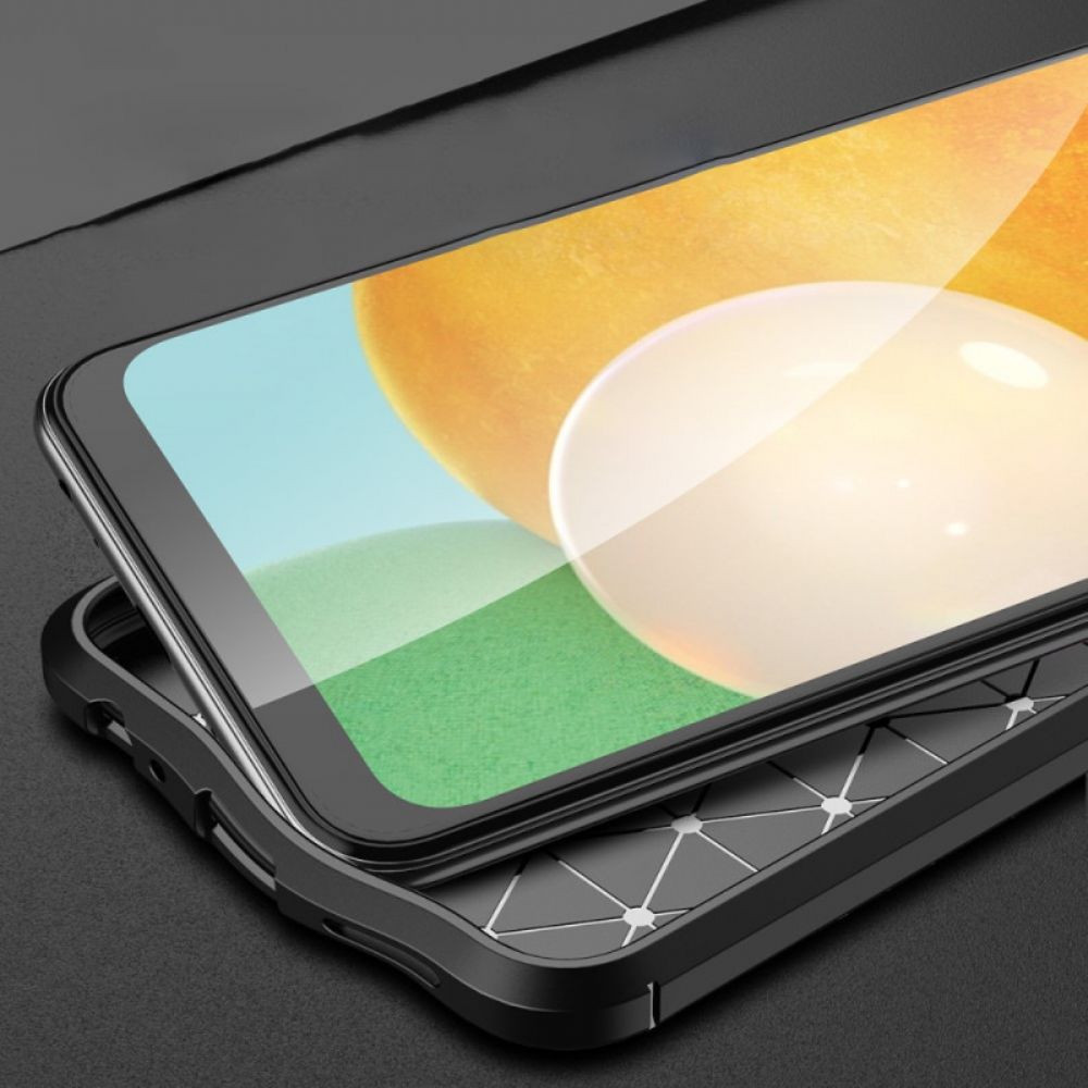 Telefoonhoesje voor Samsung Galaxy A13 5G Dubbele Lijn Litchi Leder Effect