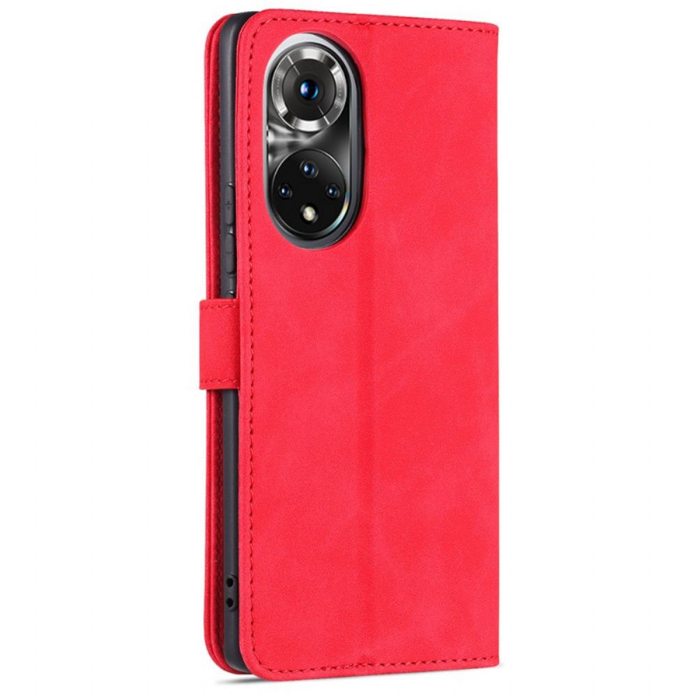 Folio-hoesje voor Huawei Nova 9 / Honor 50 Azns Ledereffect