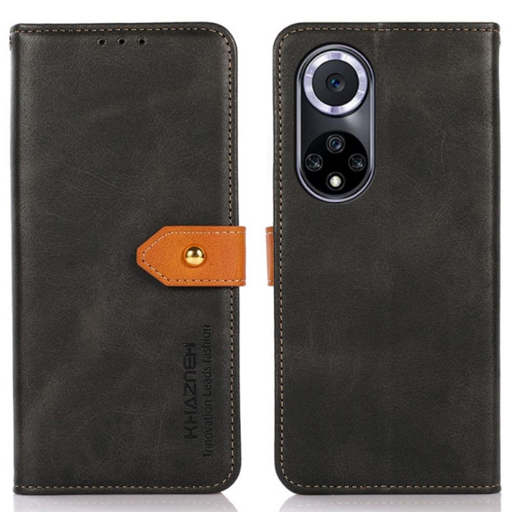 Folio-hoesje voor Huawei Nova 9 / Honor 50 Met Khazneh-band
