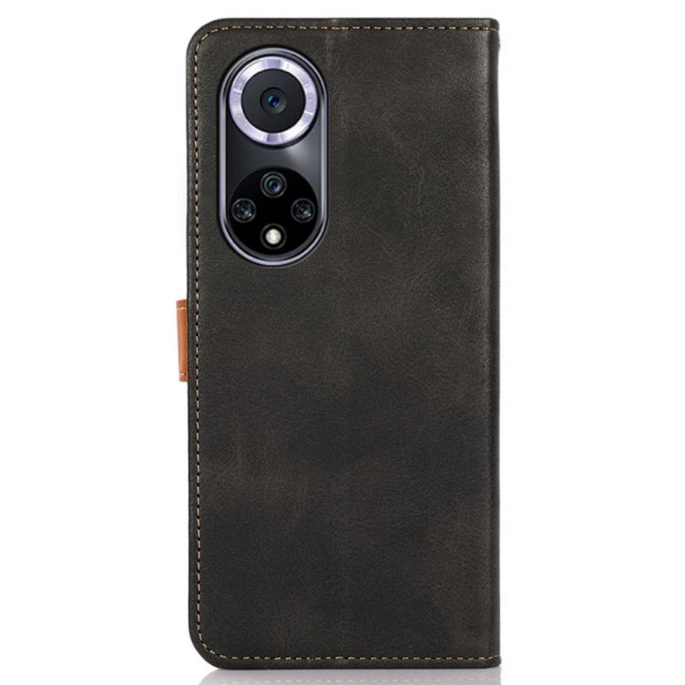 Folio-hoesje voor Huawei Nova 9 / Honor 50 Met Khazneh-band