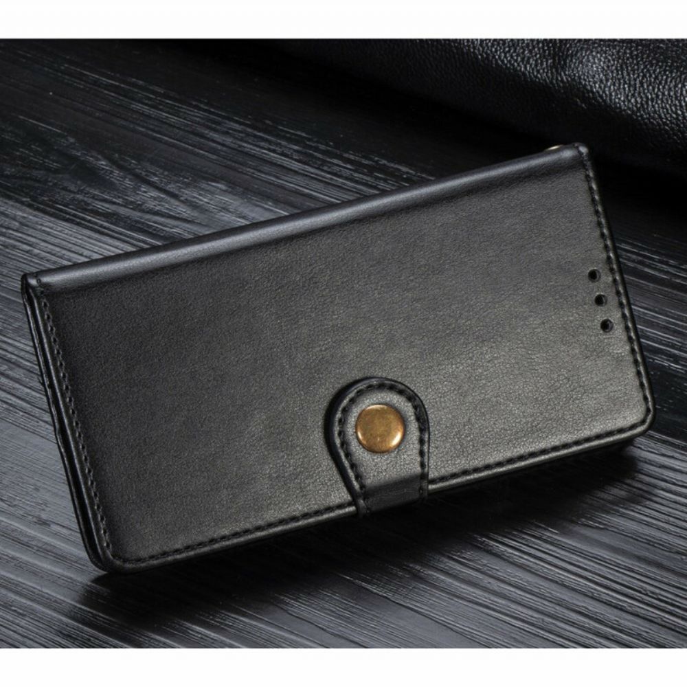 Folio-hoesje voor iPhone 6 / 6S Kunstleer En Vintage Sluiting