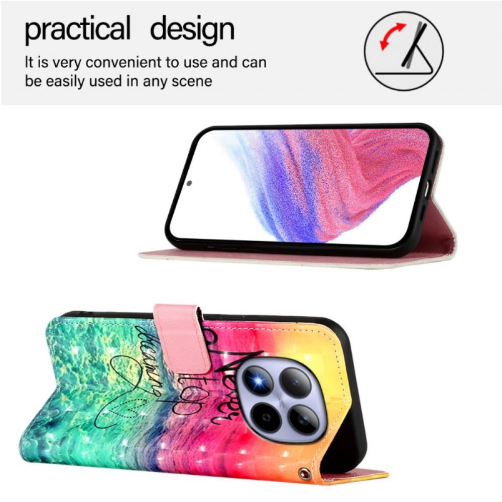 Bescherming Hoesje Xiaomi Redmi Note 15 Pro 5g Never Stop Dreaming