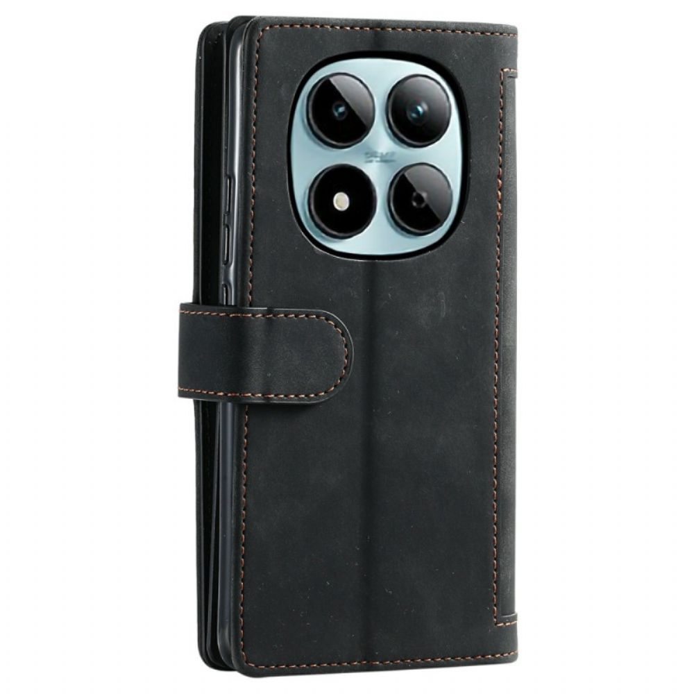 Bescherming Hoesje Xiaomi Redmi Note 15 Pro 5g Portemonnee Met 9 Kaartsleuven