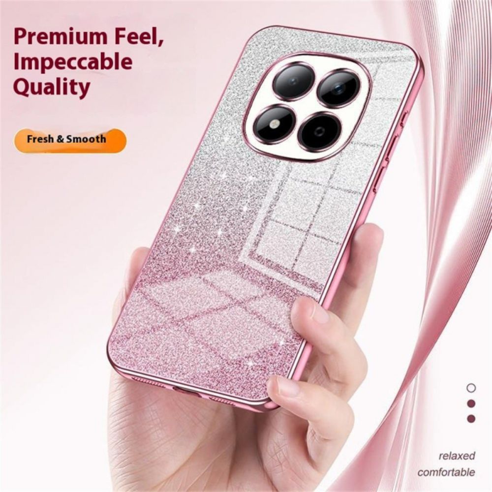 Cover Hoesje Xiaomi Redmi Note 15 Pro 5g Telefoonhoesje Gradiëntglitter