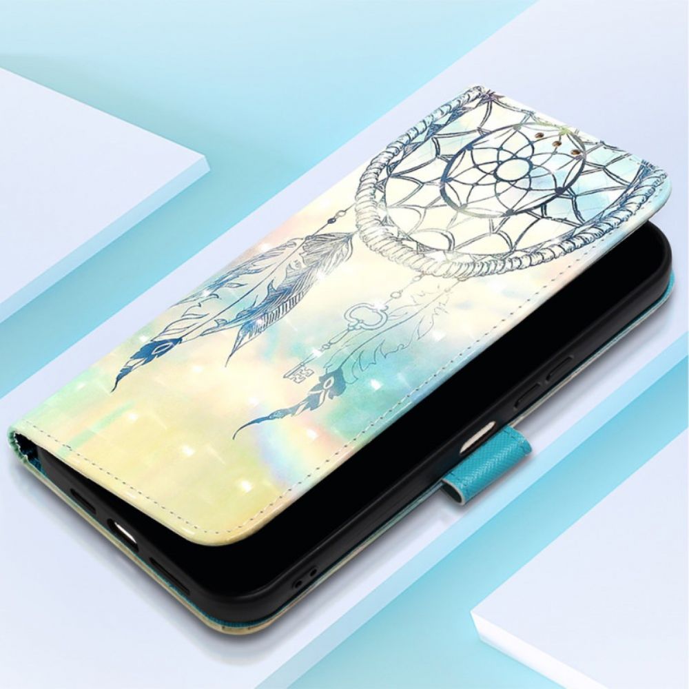 Flip Case Leren Xiaomi Redmi Note 15 Pro 5g Aquarel Dromenvanger