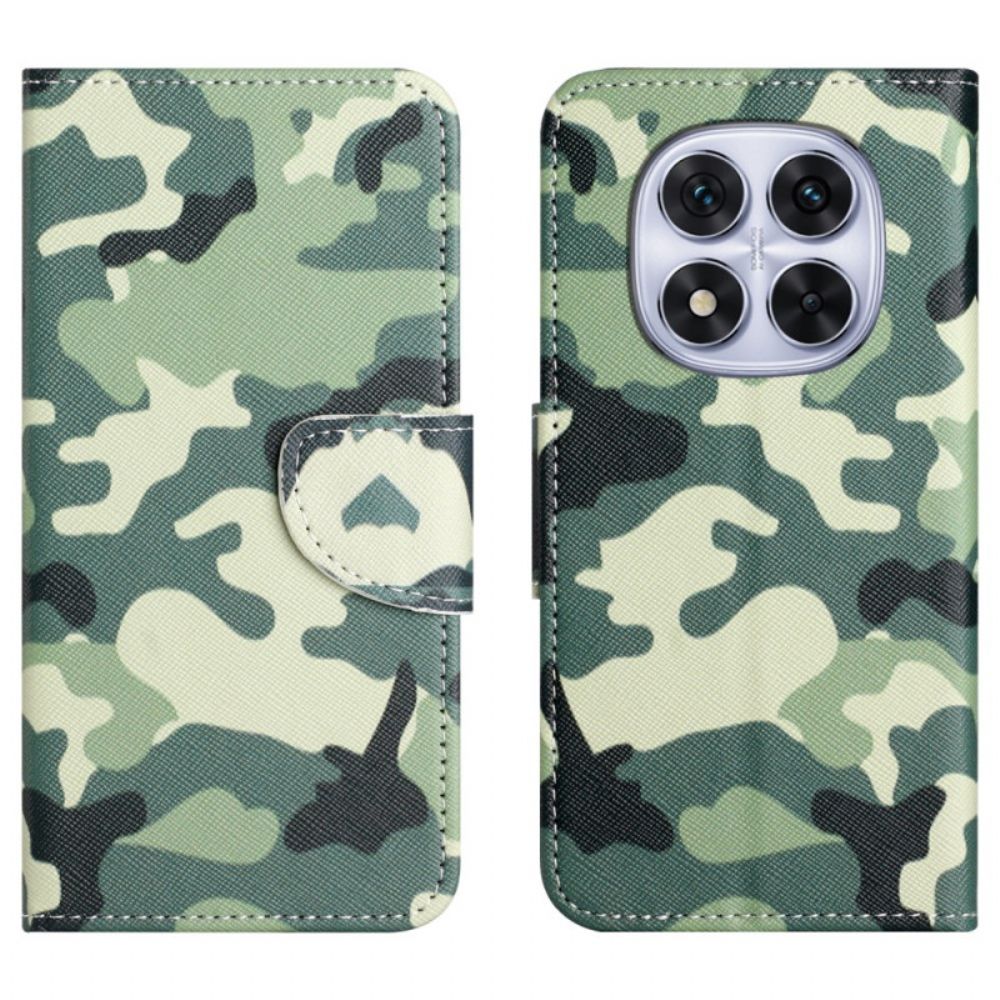 Flip Case Leren Xiaomi Redmi Note 15 Pro 5g Camouflage