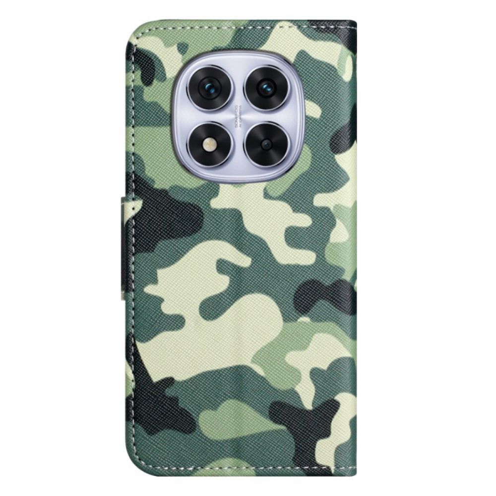 Flip Case Leren Xiaomi Redmi Note 15 Pro 5g Camouflage
