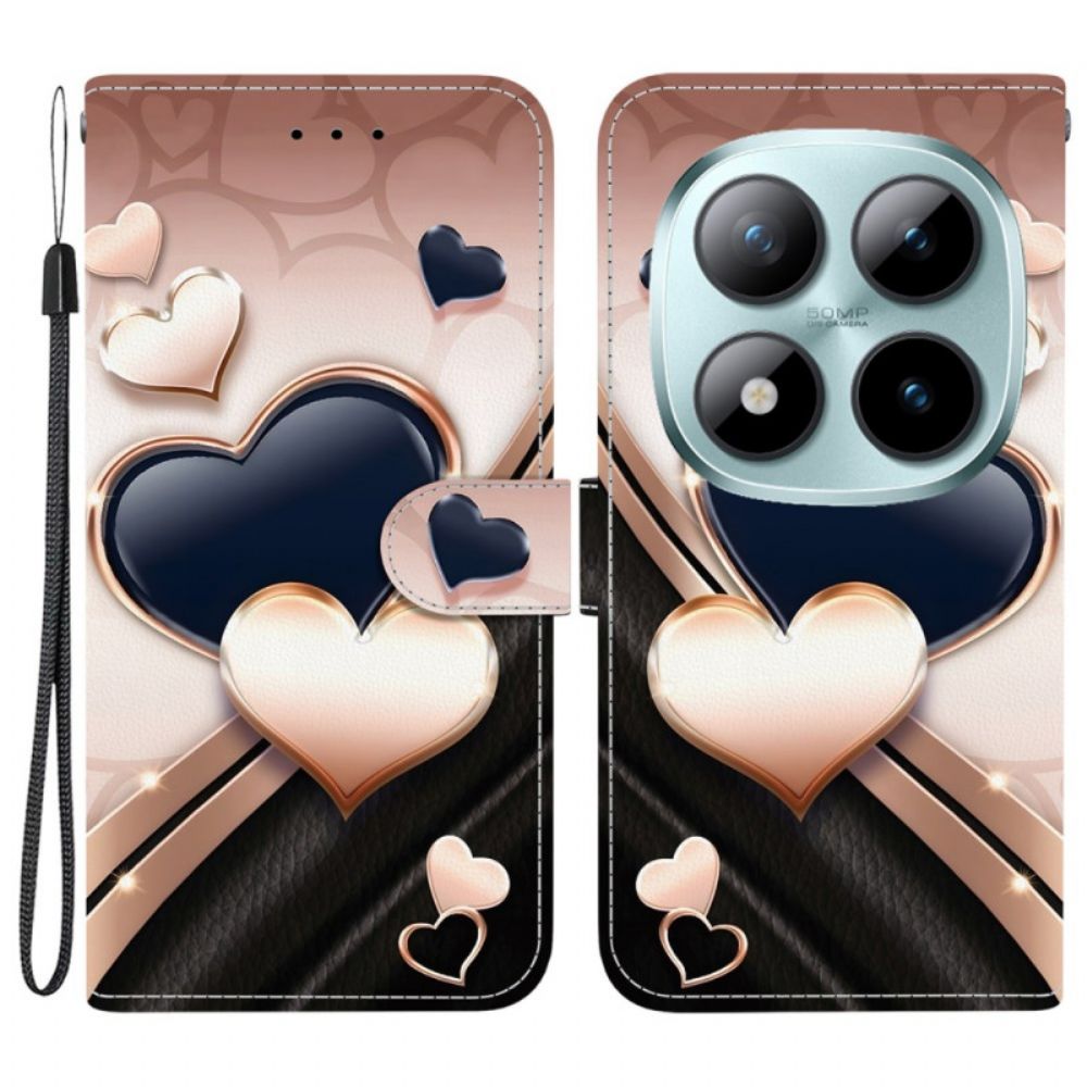 Flip Case Leren Xiaomi Redmi Note 15 Pro 5g Liefdespatroon
