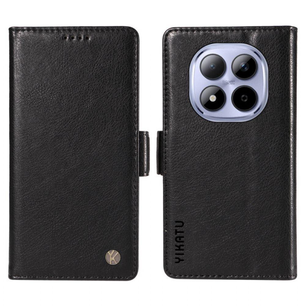 Flip Case Leren Xiaomi Redmi Note 15 Pro 5g Retro Yikatu