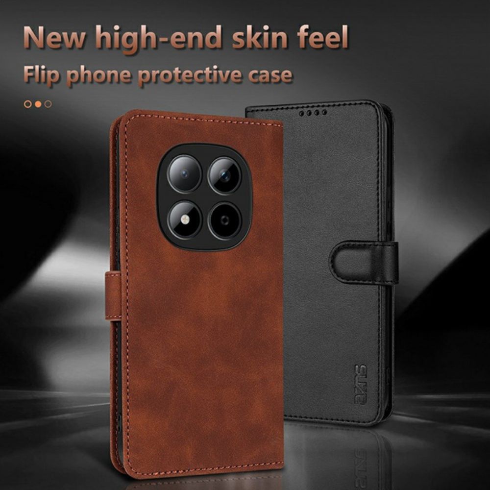 Folio-hoesje Xiaomi Redmi Note 15 Pro 5g Azns Suède-effect