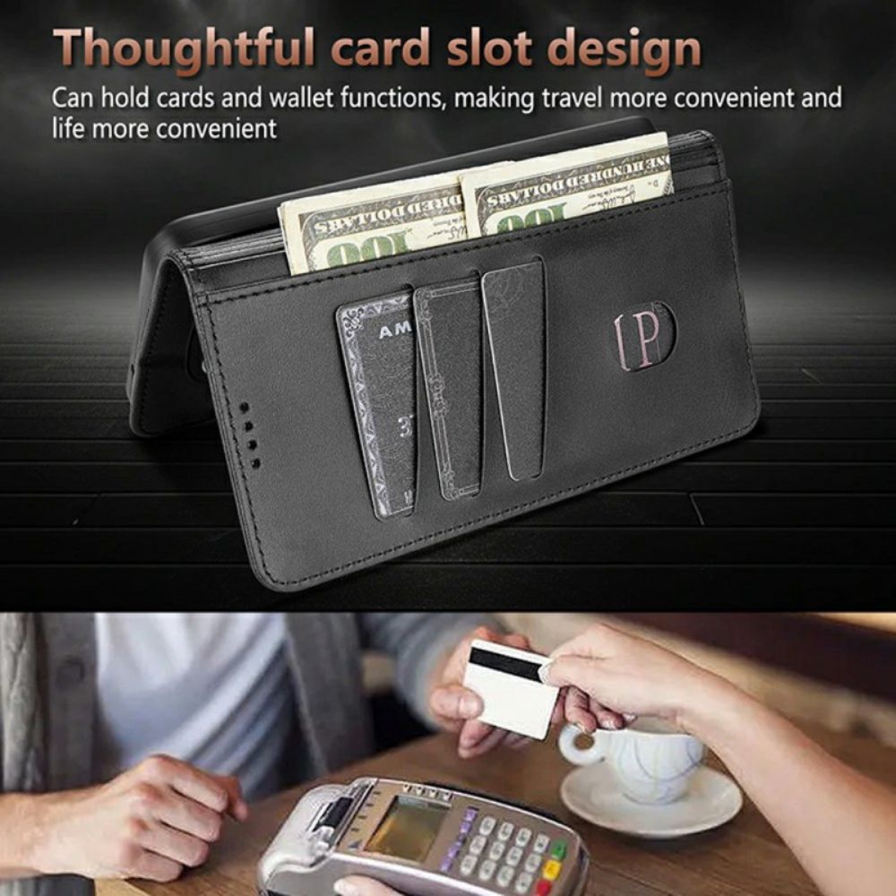 Folio-hoesje Xiaomi Redmi Note 15 Pro 5g Azns Suède-effect