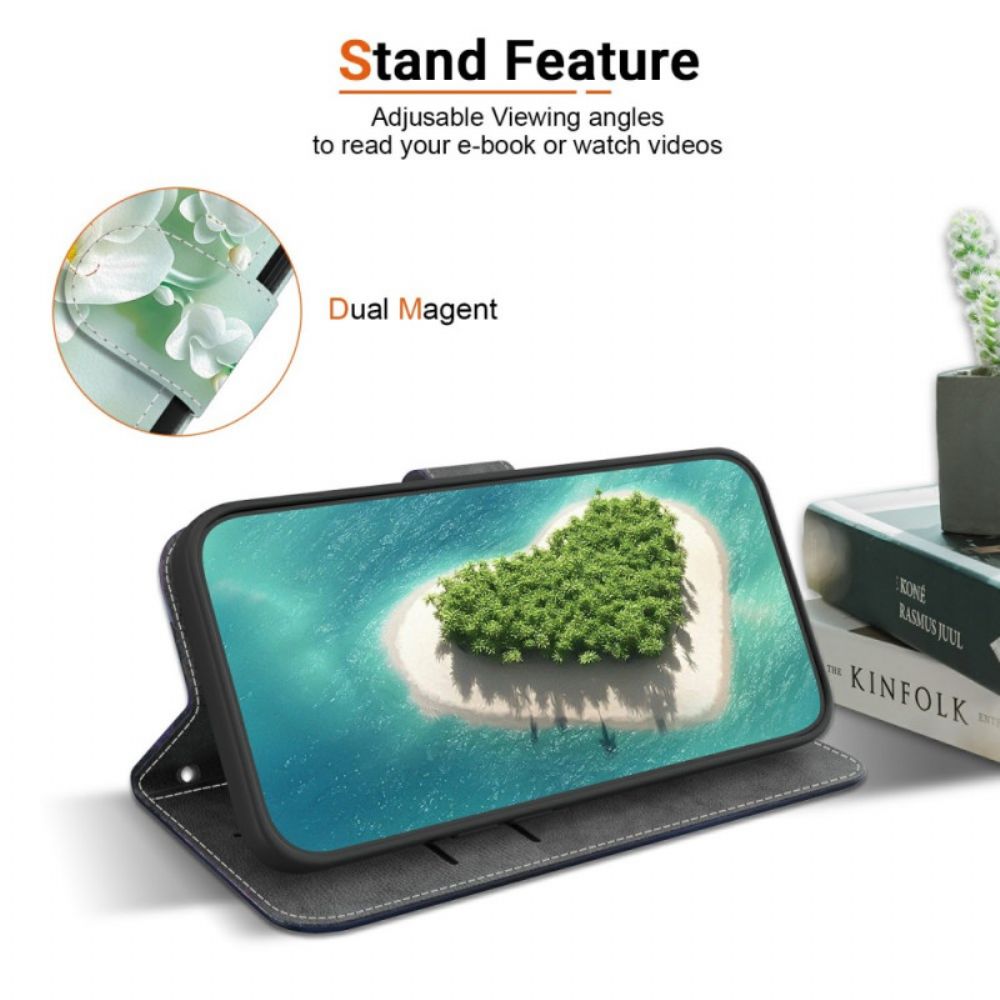 Folio-hoesje Xiaomi Redmi Note 15 Pro 5g Jadebloemen