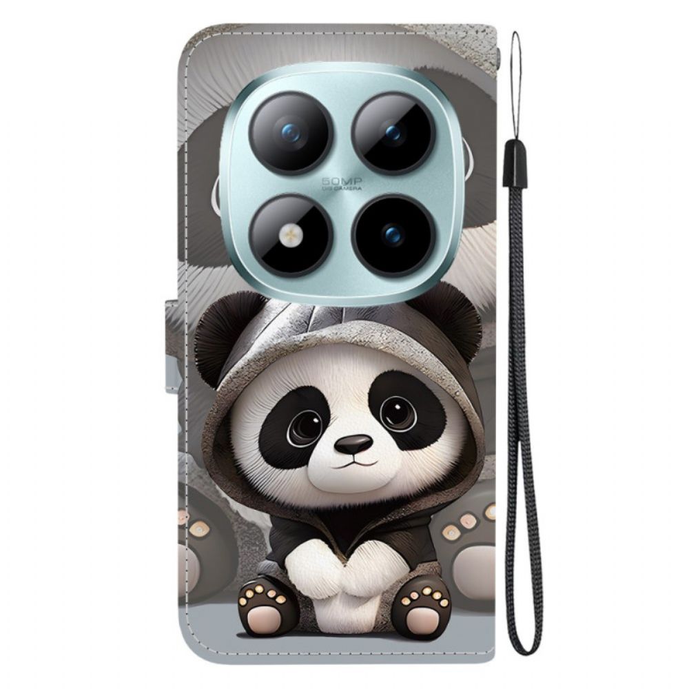 Folio-hoesje Xiaomi Redmi Note 15 Pro 5g Telefoonhoesje Baby Panda