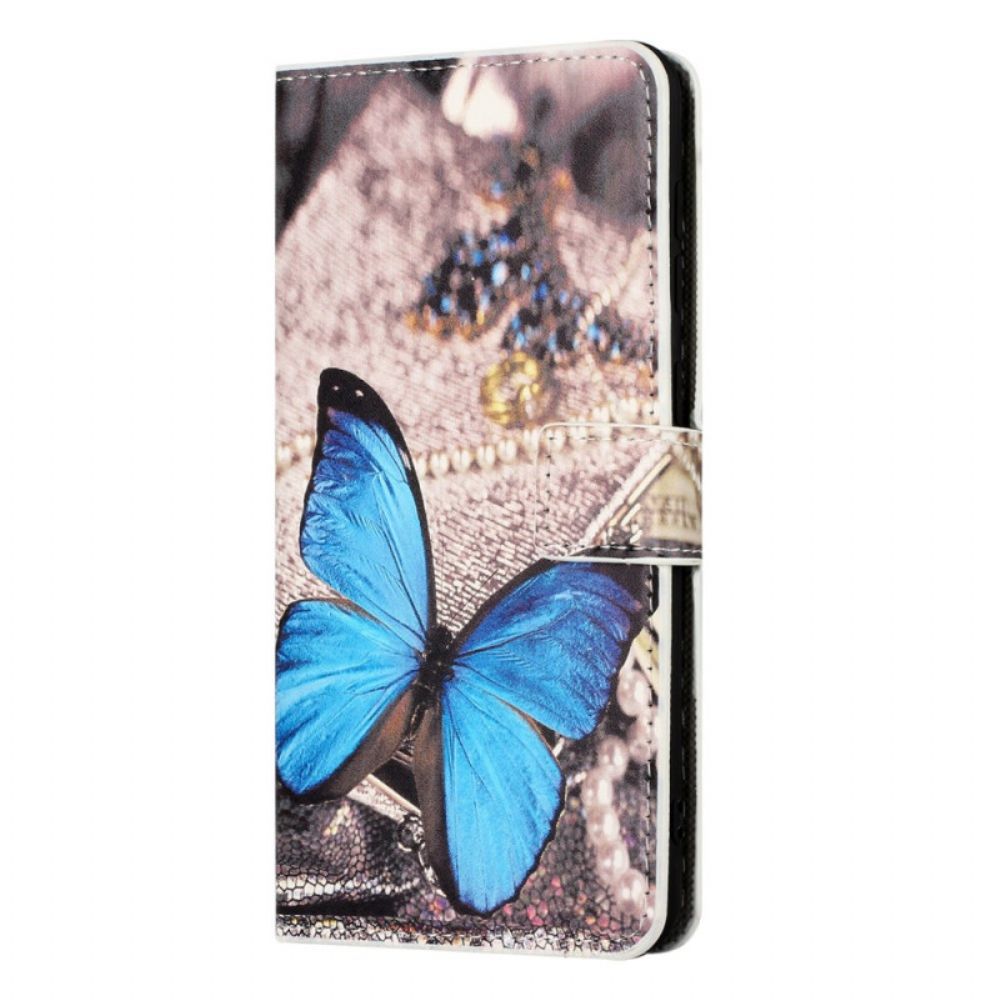 Folio-hoesje Xiaomi Redmi Note 15 Pro 5g Telefoonhoesje Blauwe Vlinder