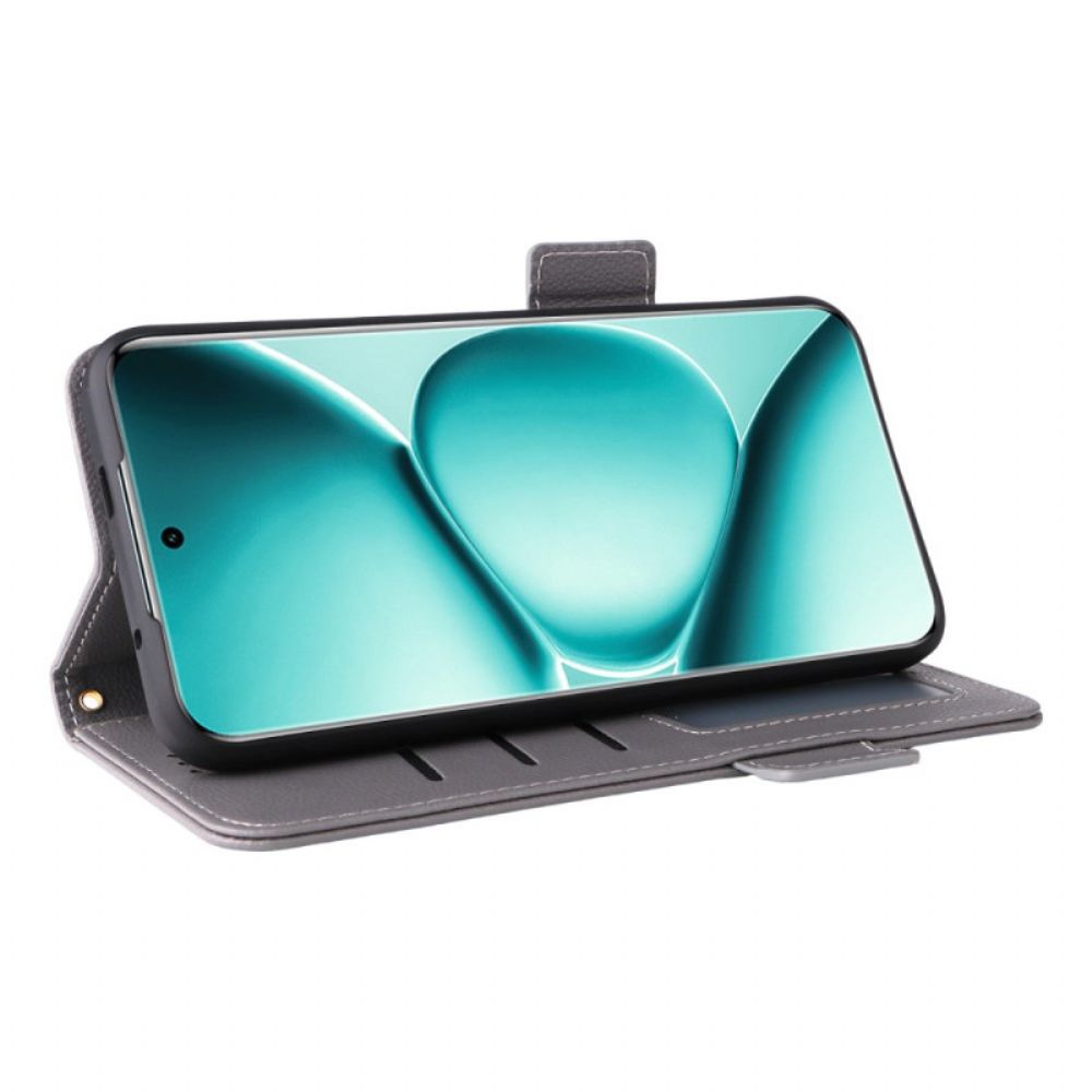 Folio-hoesje Xiaomi Redmi Note 15 Pro 5g Telefoonhoesje Kunstleer Met Bandje