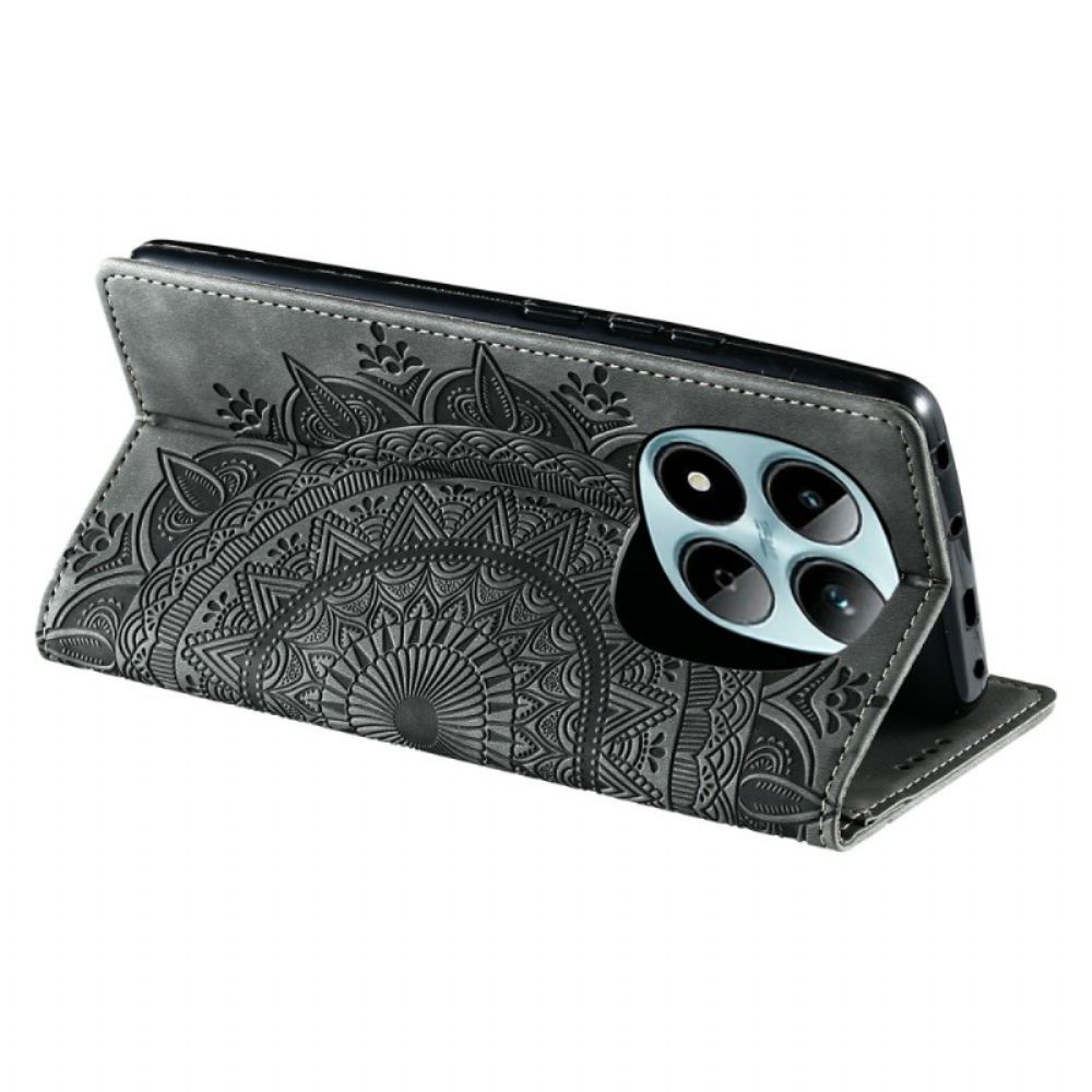 Folio-hoesje Xiaomi Redmi Note 15 Pro 5g Telefoonhoesje Mandala Suède-effect