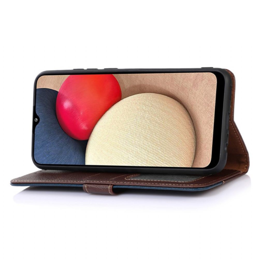 Folio-hoesje Xiaomi Redmi Note 15 Pro 5g Telefoonhoesje Tweekleurig Khazneh