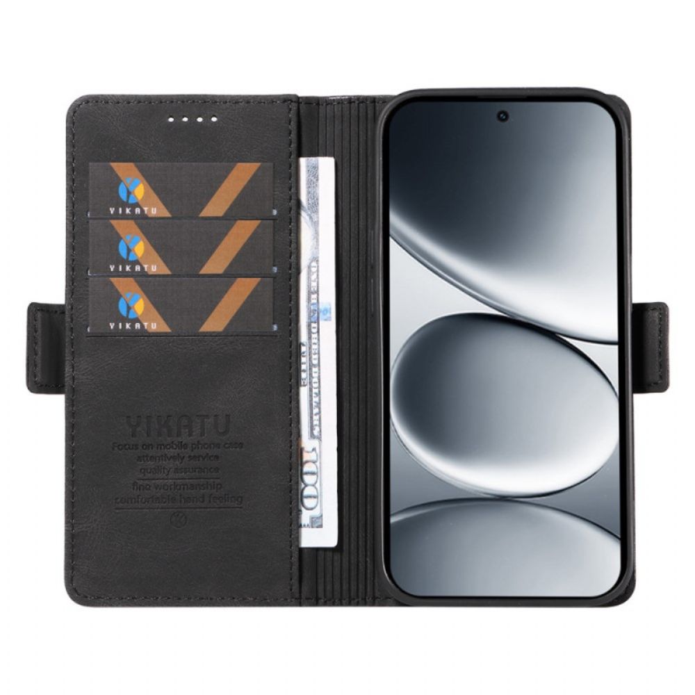 Folio-hoesje Xiaomi Redmi Note 15 Pro 5g Telefoonhoesje Yikatu Suède-effect