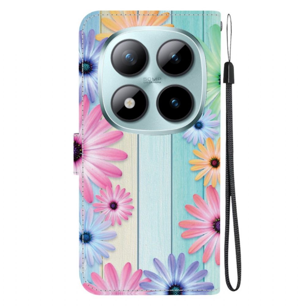 Folio-hoesje Xiaomi Redmi Note 15 Pro 5g Telefoonhoesje Zonnebloemen