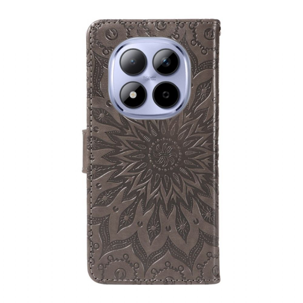 Folio-hoesje Xiaomi Redmi Note 15 Pro 5g Telefoonhoesje Zonnebloempatroon