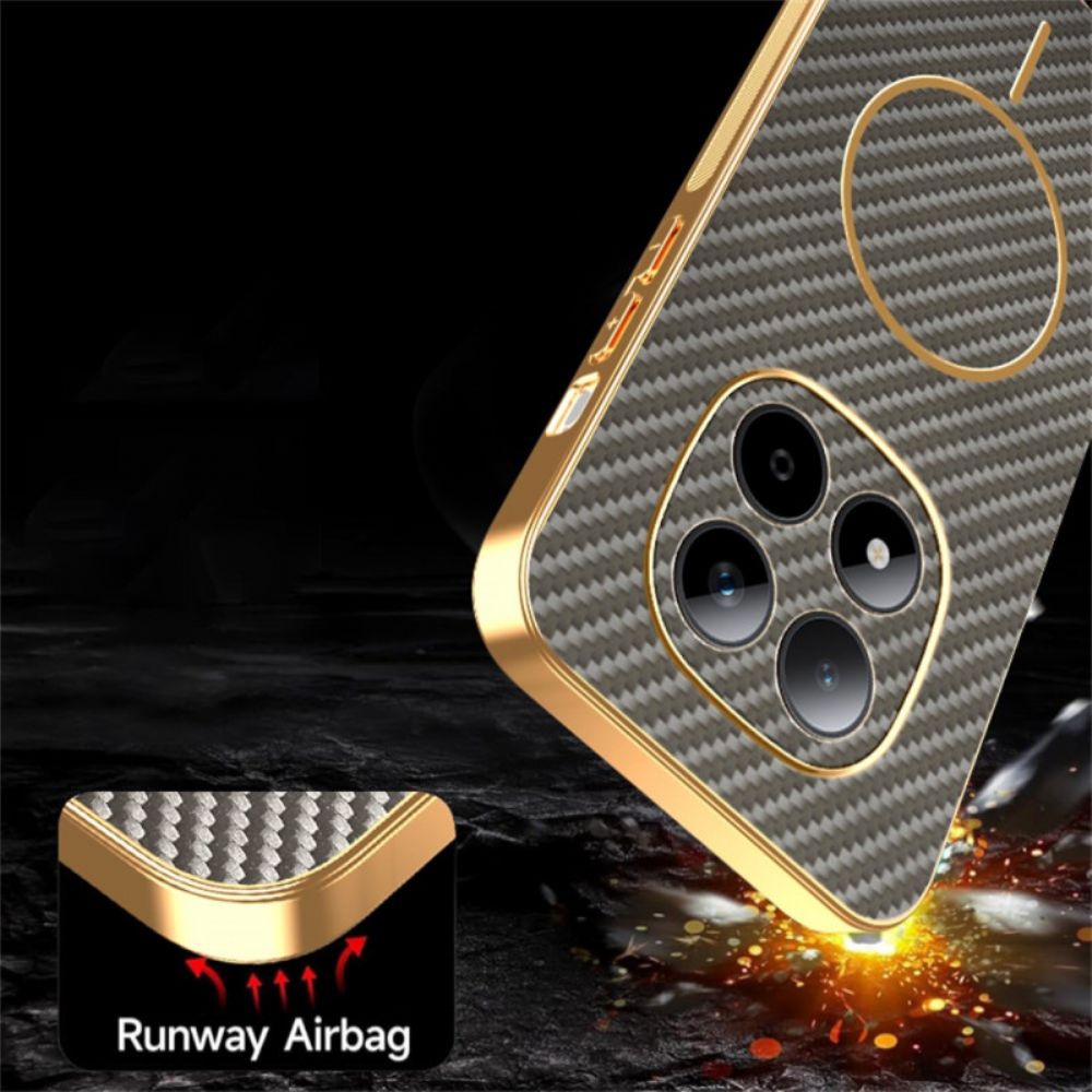 Hoesje Voor Xiaomi Redmi Note 15 Pro 5g Koolstofvezelstructuur