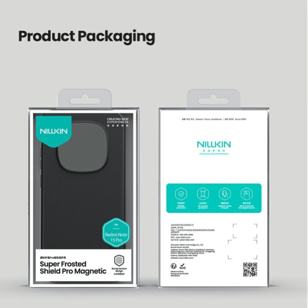 Hoesje Voor Xiaomi Redmi Note 15 Pro 5g Magnetisch Nillkin Frosted Shield Pro