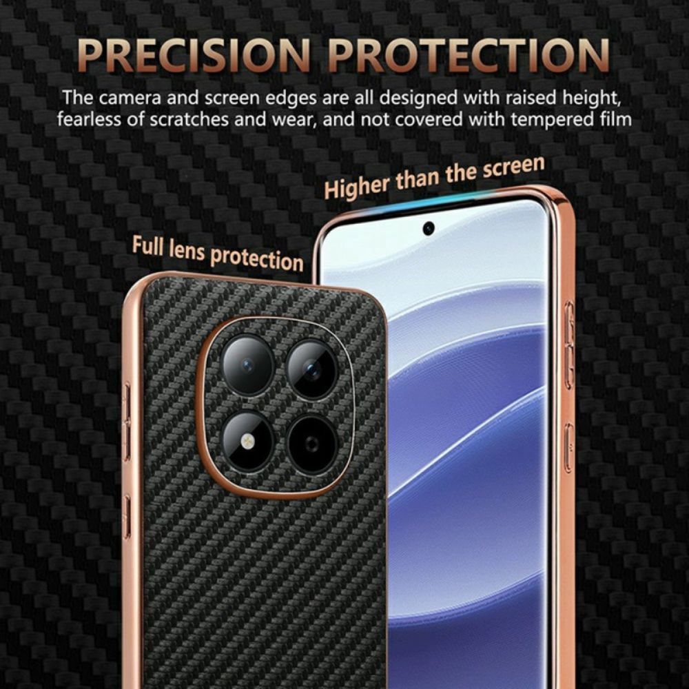 Hoesje Xiaomi Redmi Note 15 Pro 5g Azns Koolstofvezel Bescherming Hoesje