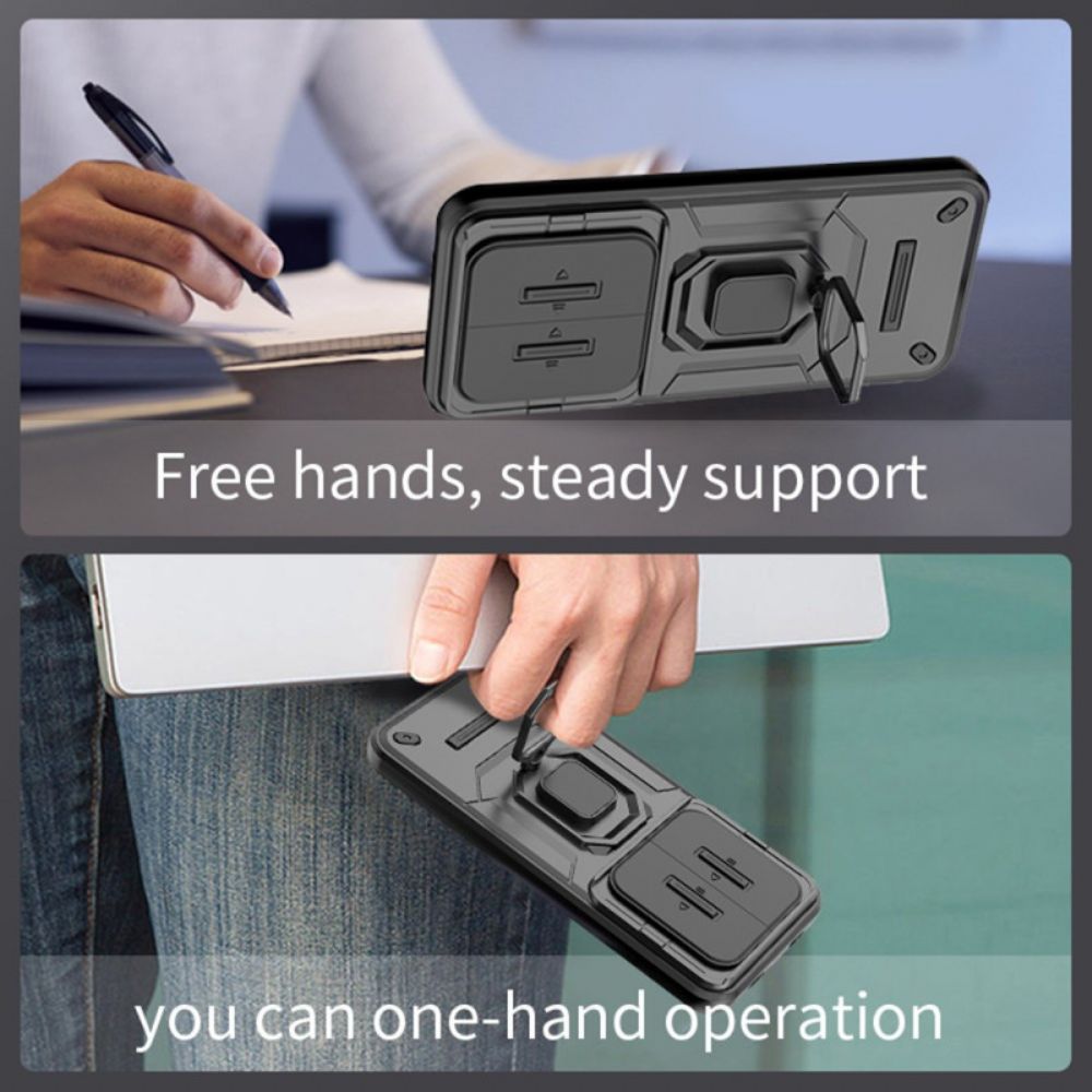 Hoesje Xiaomi Redmi Note 15 Pro 5g Duurzame Ring Met Lensdop