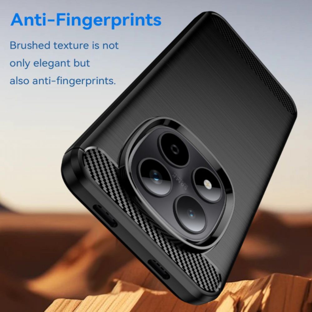 Hoesje Xiaomi Redmi Note 15 Pro 5g Geborsteld Koolstofvezel Bescherming Hoesje