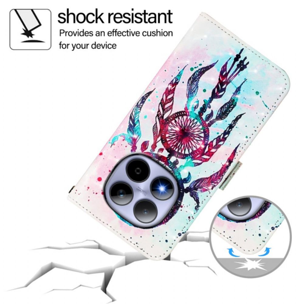 Leren Hoesje Voor Xiaomi Redmi Note 15 Pro 5g Dromenvanger