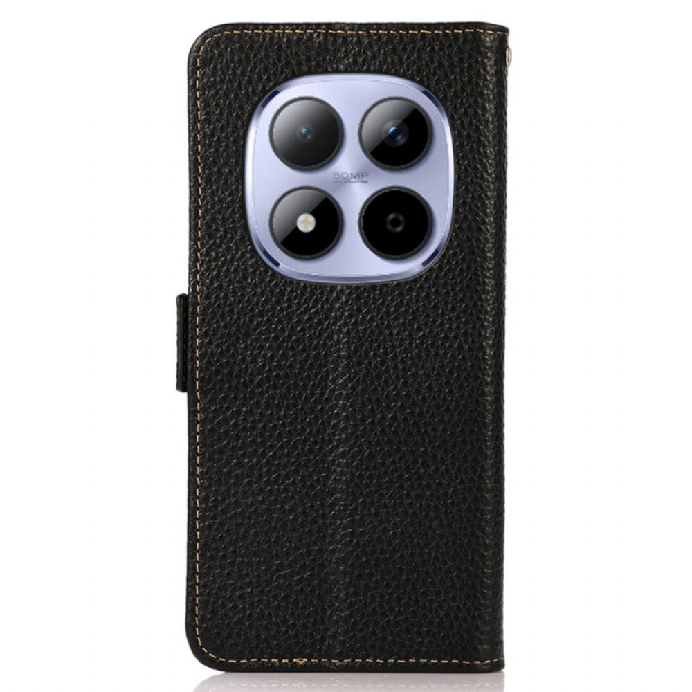 Leren Hoesje Voor Xiaomi Redmi Note 15 Pro 5g Echt Khazneh Leer