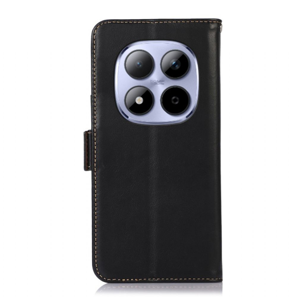 Leren Hoesje Voor Xiaomi Redmi Note 15 Pro 5g Echt Leer