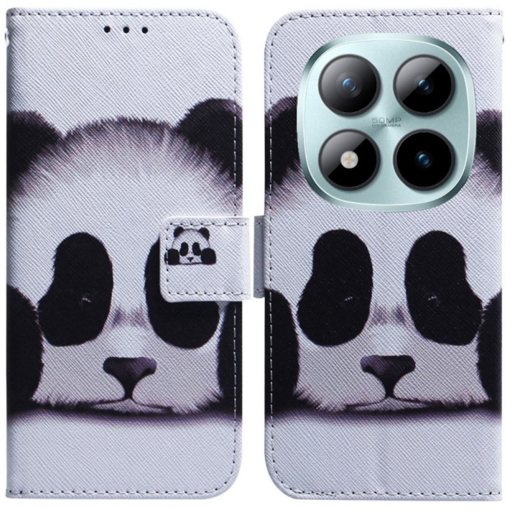 Leren Hoesje Voor Xiaomi Redmi Note 15 Pro 5g Panda