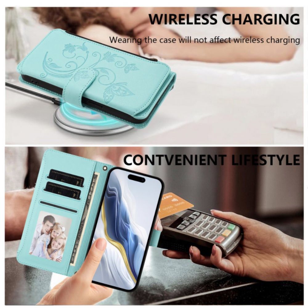 Leren Hoesje Voor Xiaomi Redmi Note 15 Pro 5g Portemonnee Met 6 Kaartsleuven