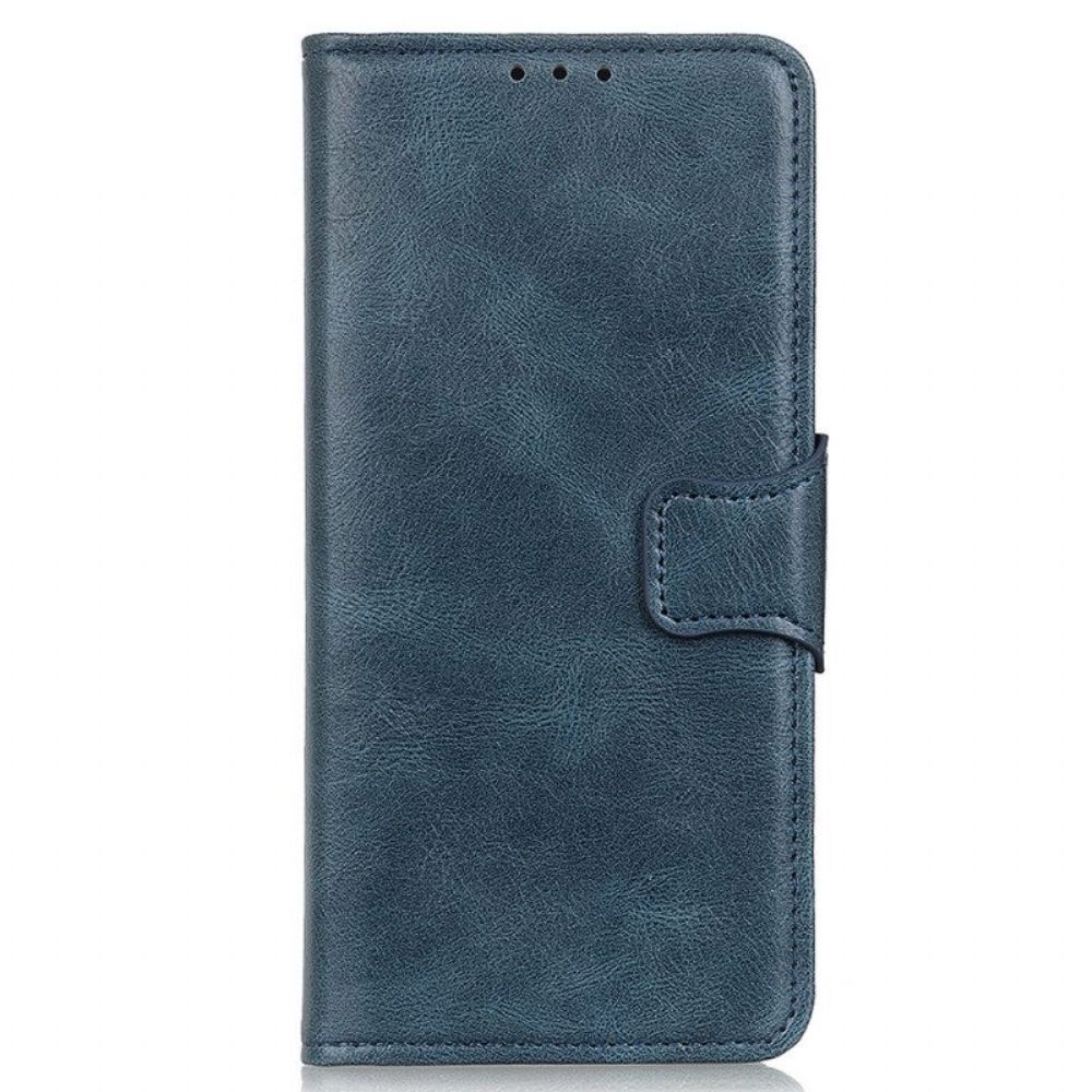 Folio-hoesje voor Honor Magic 5 Lite Stijl Lederen Gesp Omkeerbaar