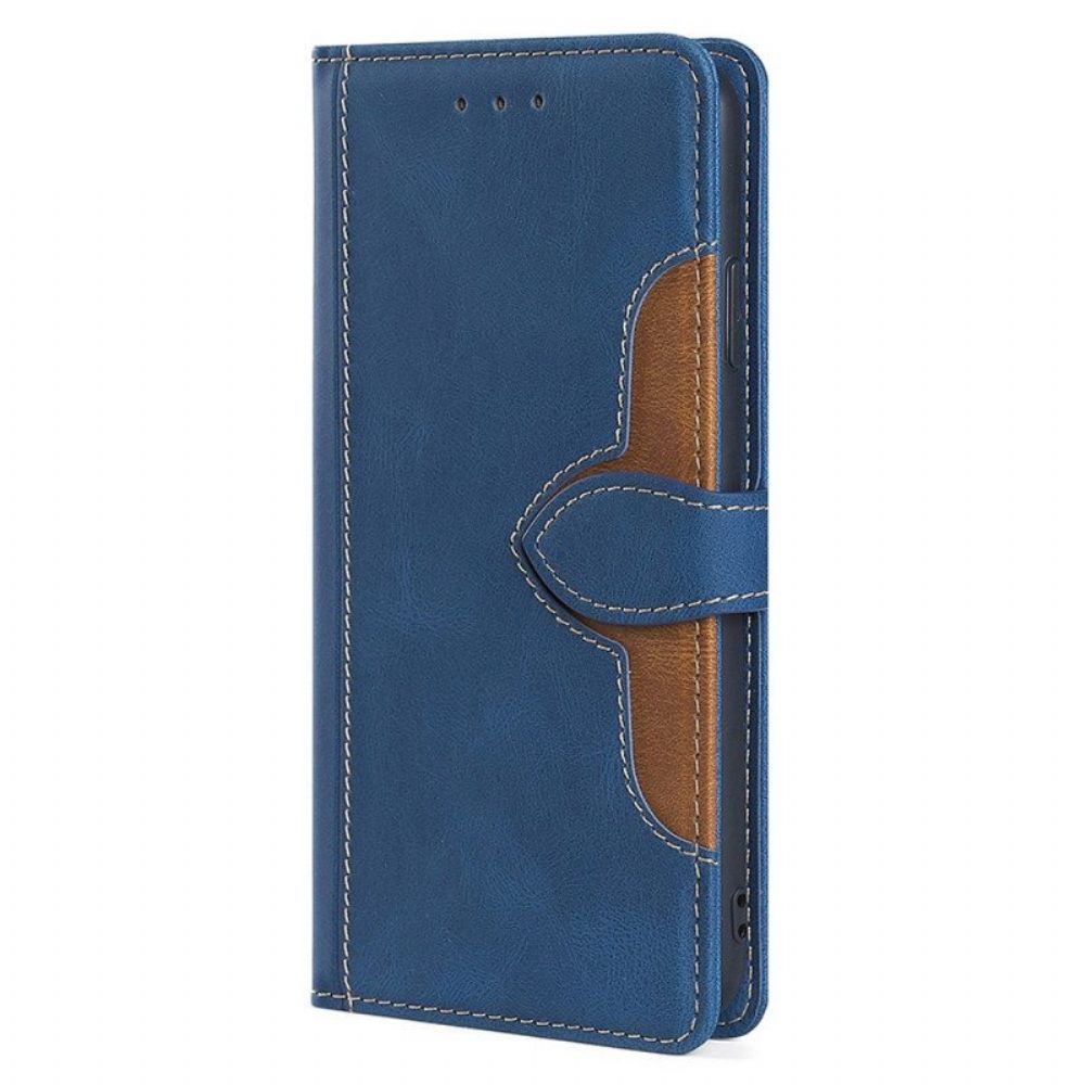 Folio-hoesje voor Honor Magic 5 Lite Tweekleurige Bloemen