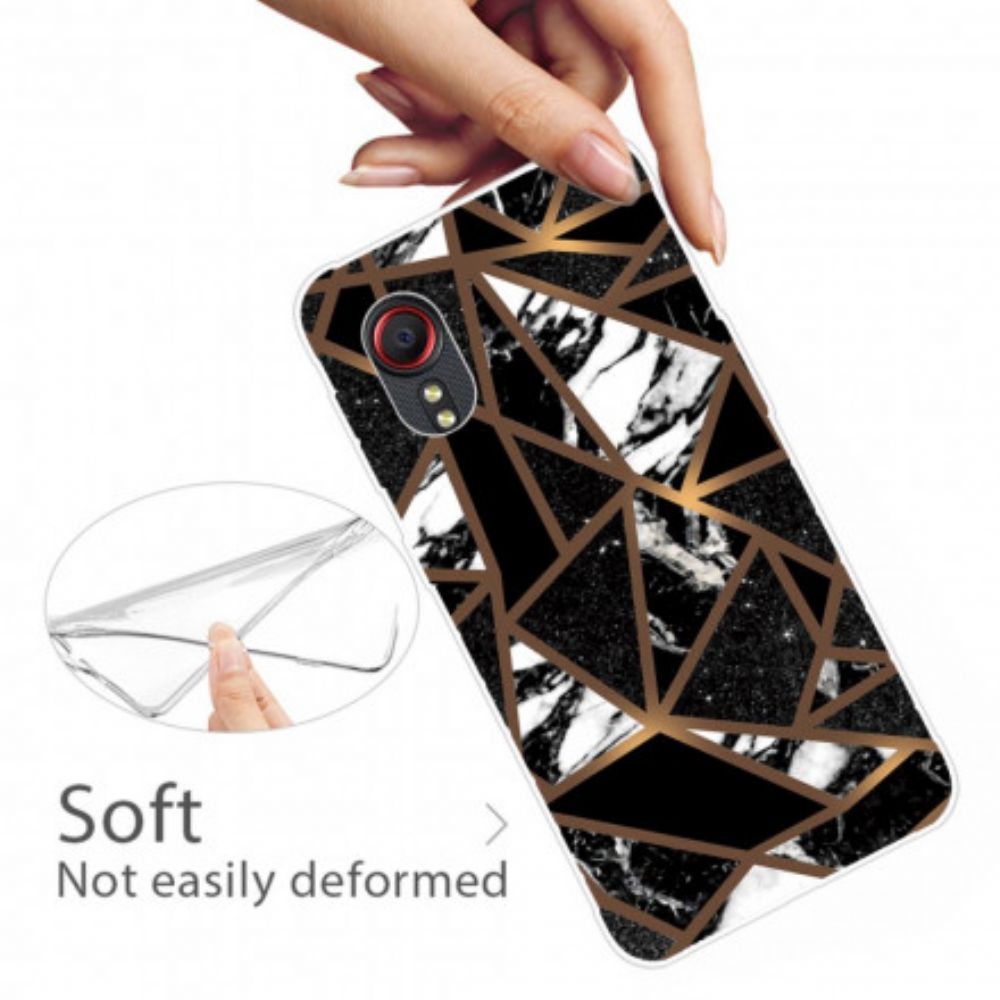 Hoesje voor Samsung Galaxy XCover 5 Geometrische Marmer